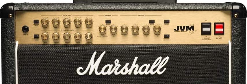All the controls for the Marshall JVM215C Tube Combo amplifier