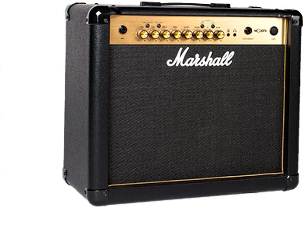 Black, Marshall Guitar Combo Amplifier - M-MG30GFX-U