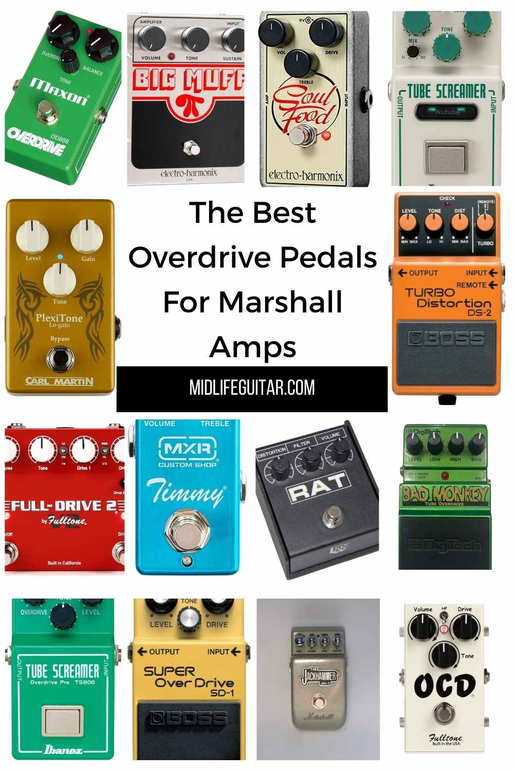 best pedals for marshall dsl40c